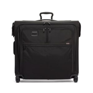 TUMI - Alpha Extended Trip 4 Wheeled Garment Bag - 4-Wheeled Clothing Bag for Hanging Suits, Dresses & Coats - With TSA Lock - Black